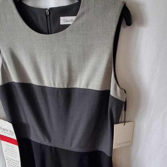 NWT! Vintage Calvin Klein Lined Dress Size: 4 - Picture 6 of 10